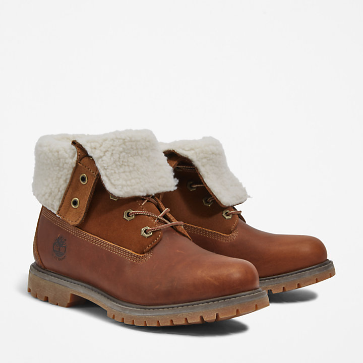 Timberland® Authentic Fold-over Boot for Women in Brown-
