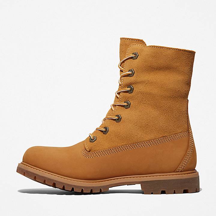 Timberland Authentics Waterproof Roll-Top Boot for Women in Yellow