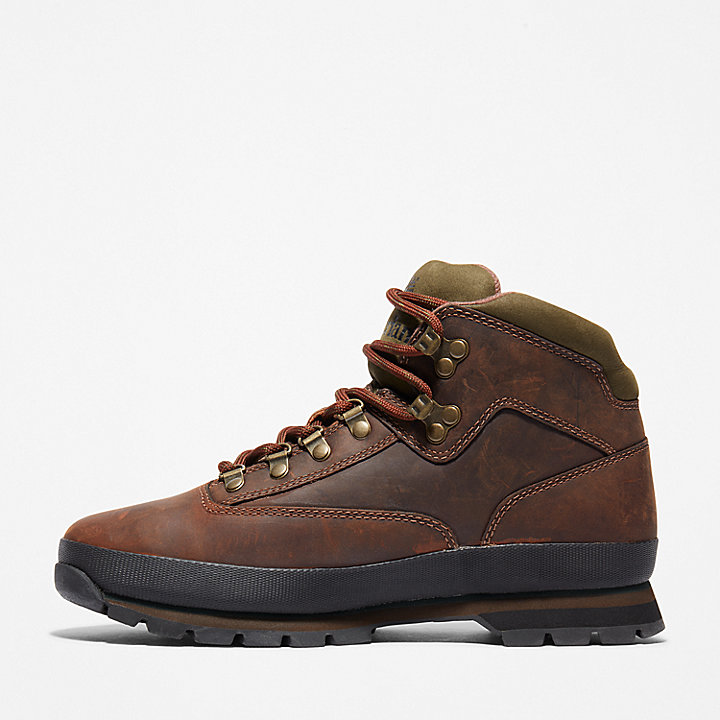 Euro Hiker Leather Boot for Men in Brown