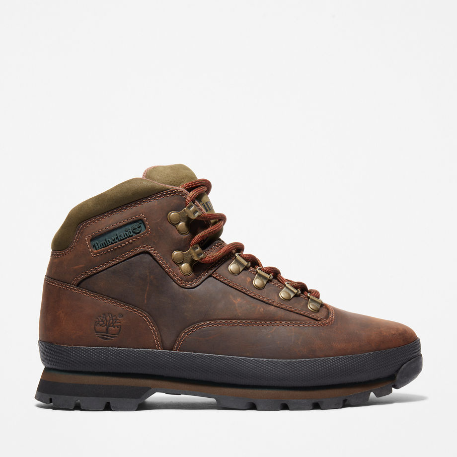 Timberland Euro Hiker Leather Boot For Men In Brown Brown