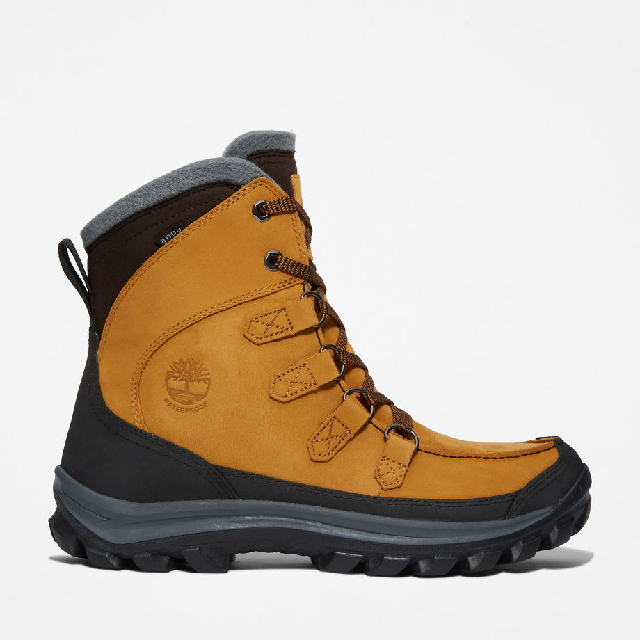 Timberland Chillberg Insulated Boot For Men In Yellow Yellow, Size 12.5