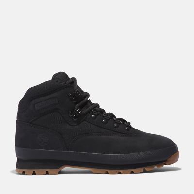 Euro Hiker Boot for Men in Monochrome Black | Timberland