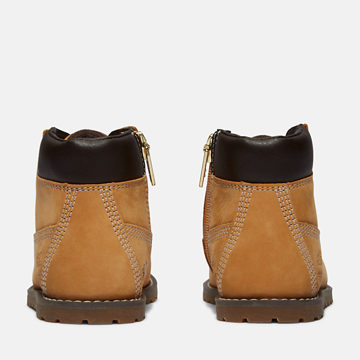 Pokey Pine 6 Inch Boots voor peuters en kleuters in geel-