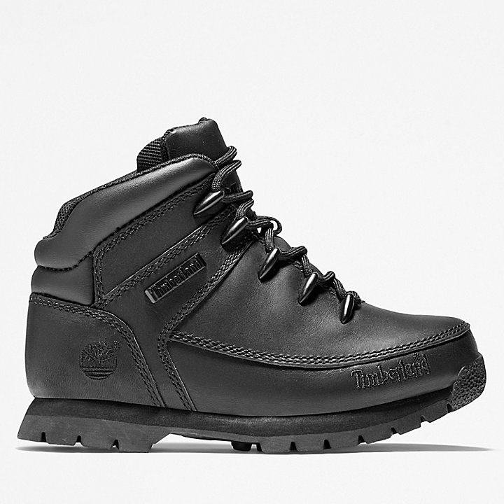 Euro Sprint Hiking Boot for Youth in Patent Black