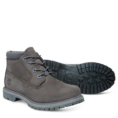 nellie double chukka for women in pale grey