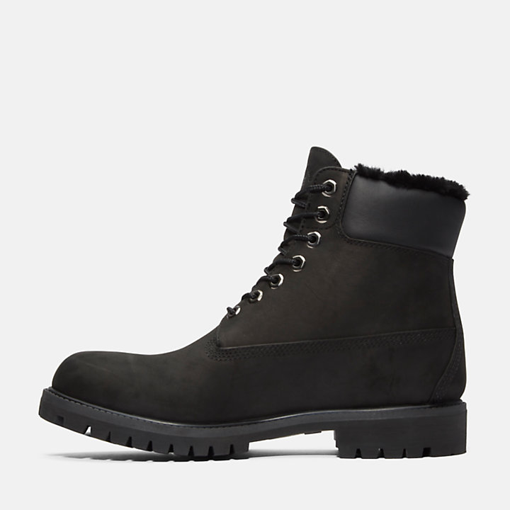Timberland® Heritage 6 Inch Warm Boot for Men in Black | Timberland