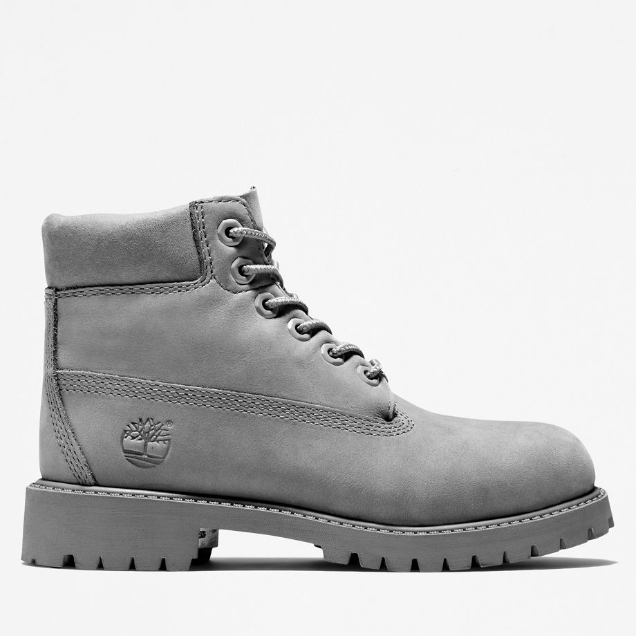 Timberland Premium 6 Inch Boot For Toddler In Grey Grey Kids, Size 11.5