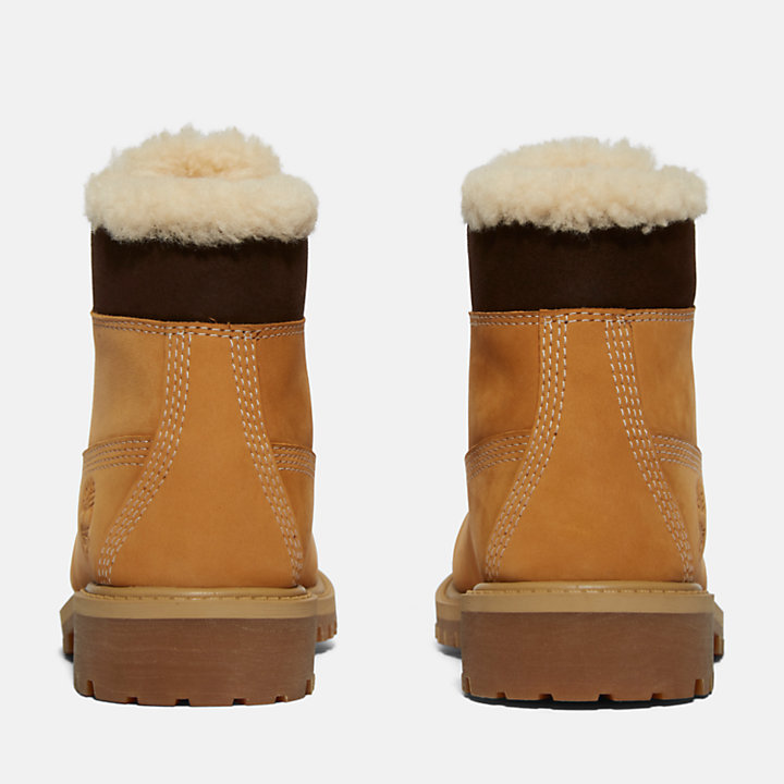 6-inch Boot d'hiver imperméable Timberland® Premium pour enfant en jaune-