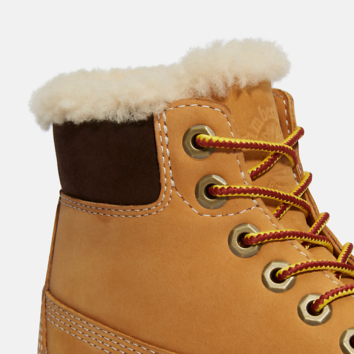 Timberland Schuhe Stiefel Snowboots Premium 6-inch-winterstiefel Für Kleinkinder In Gelb 