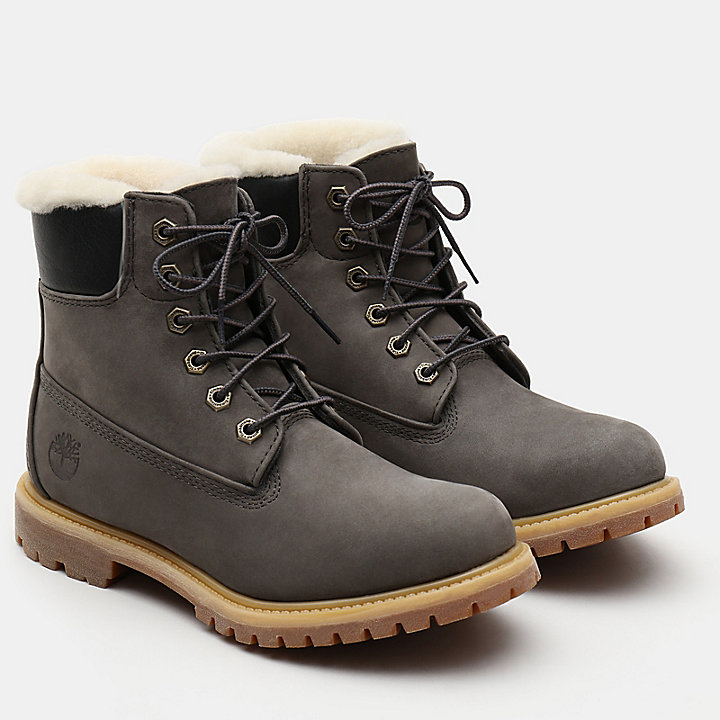 Premium 6 Inch Boot voor dames in grijs