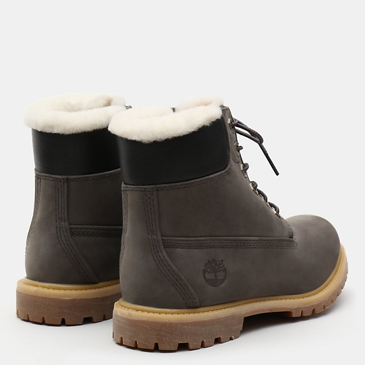 Premium 6 Inch Boot voor dames in grijs-