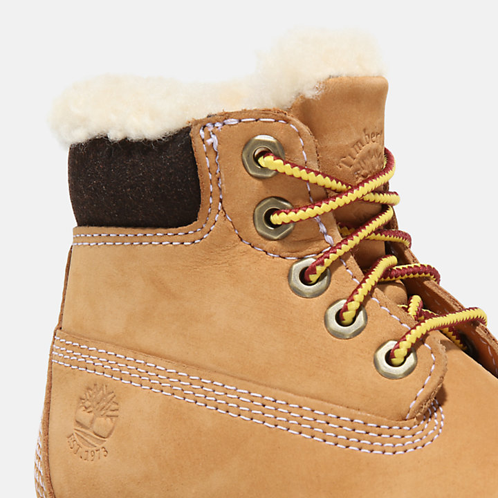 Timberland® Premium 6 Inch Winter Boot voor peuters en kleuters in geel-