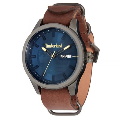 Timberland - Amesbury Armbanduhr für Herren in Blau/Braun