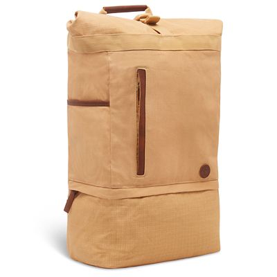 Cohasset Roll Top Backpack in Beige 