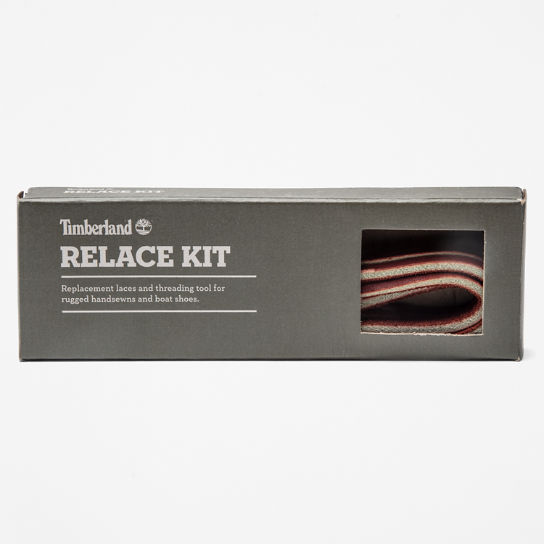 Kit de lacets de rechange en cuir brut en rouge | Timberland