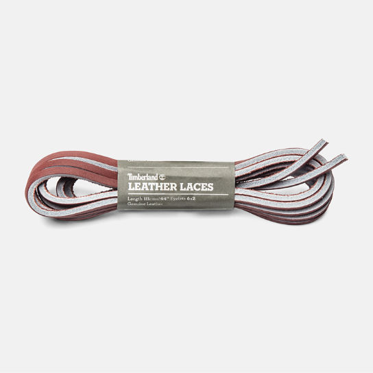 44" Flat Rawhide Replacement Laces in Red | Timberland