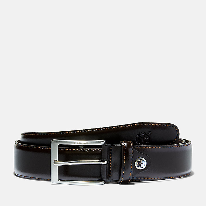 Classic Leather Belt for Men in Brown