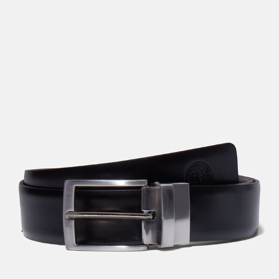 Reversible Leather Belt for Men in Black | Timberland
