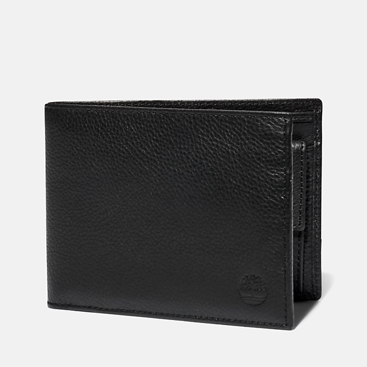 Grand portefeuille Kennebunk avec porte-monnaie pour homme en noir-