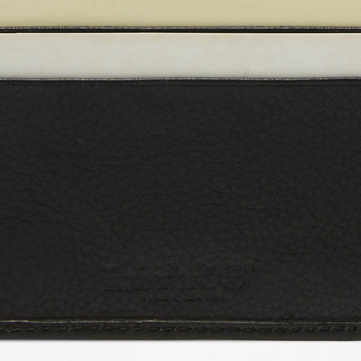 Portefeuille Kennebunk Bifold avec porte-monnaie pour homme en noir-