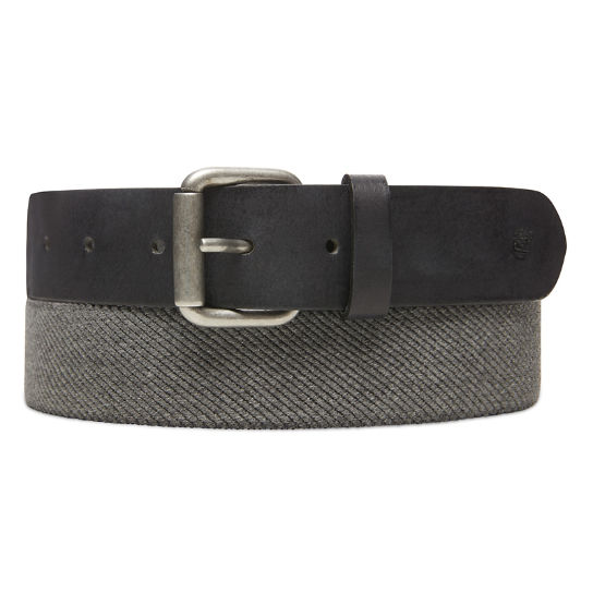 Canvas Stretch Belt for Men in Grey | Timberland