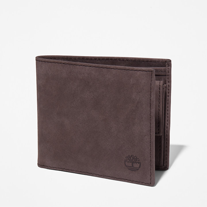 Topsfield Wallet with Coin Pocket for Men in Brown-