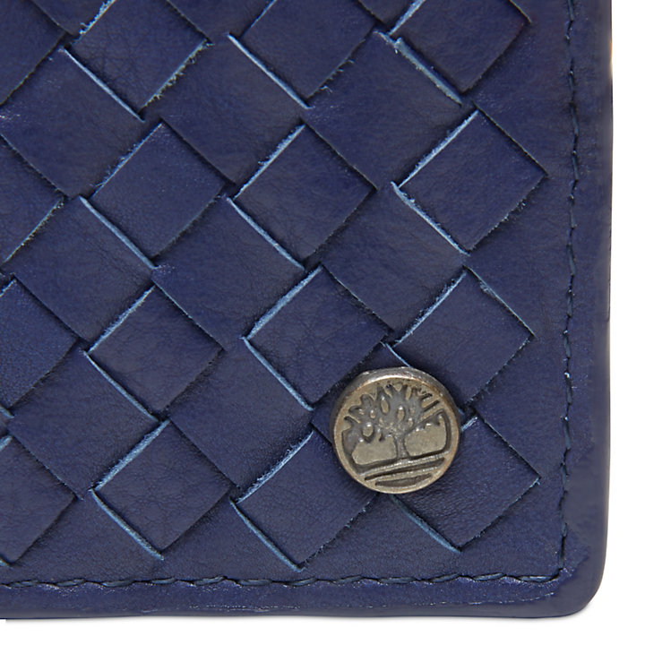 Mousam Textured Card Case Uomo Blu marino-