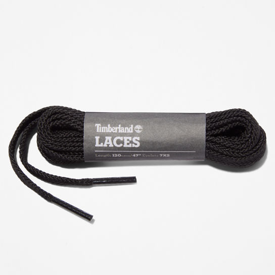 119.4cm / 47" Flat Replacement Laces in Black | Timberland