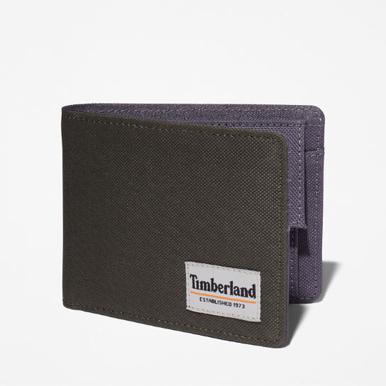 Halyard Patch Wallet with Coin Pocket for Men in Green | Timberland