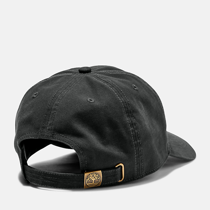 Gorra de Lona de Algodón Soundview para hombre en color negro-