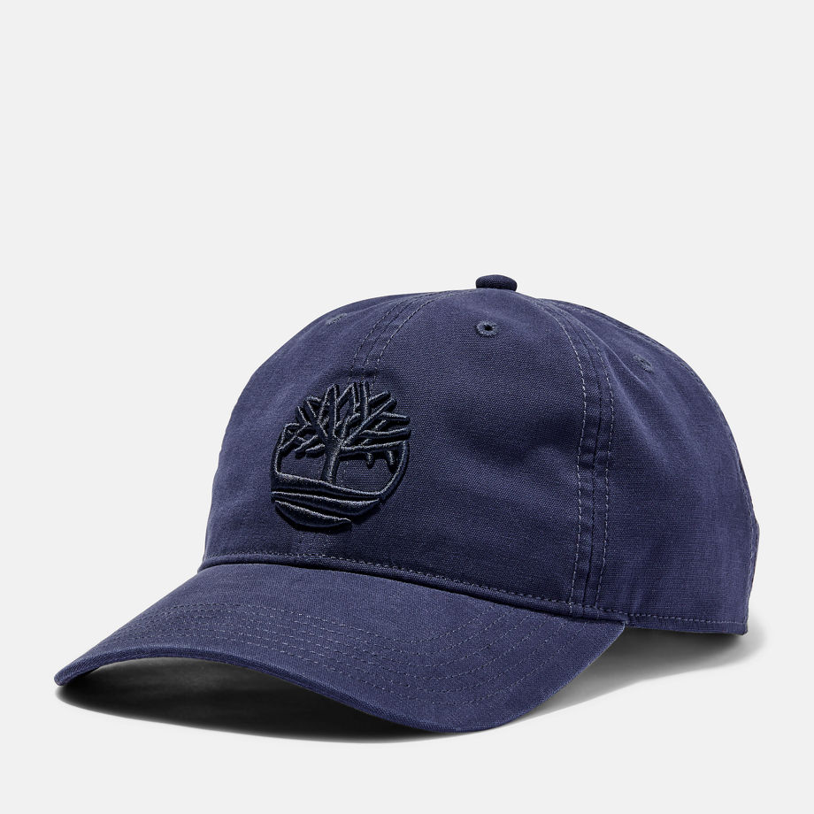 Timberland Soundview Cotton Baseball Cap For Men In Navy Navy