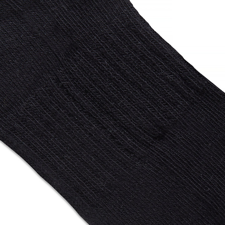 Three Pair Sagamore Beach Socks for Men in Black-