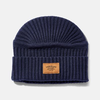 Timberland Gulf Beach Ribbed Hat For Men In Navy Navy