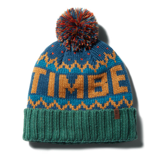 Winter Roll-up Knit Beanie for Men in Blue | Timberland