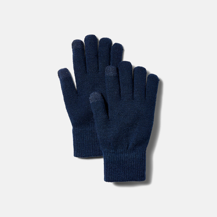 Timberland Touchscreen Gloves For Women In Navy Blue
