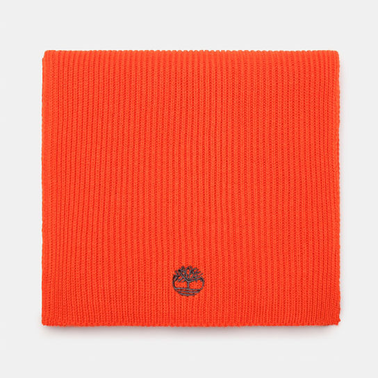 Ribbed Scarf for Men in Orange | Timberland