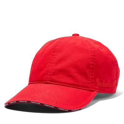 red timberland hat