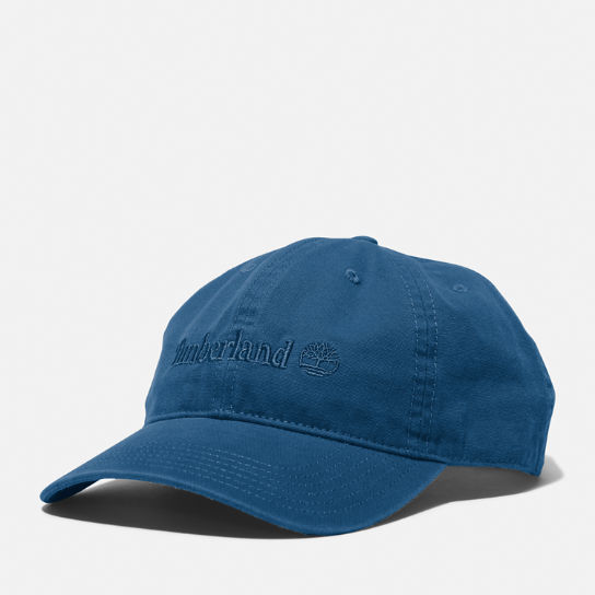 Cooper Hill Cotton Canvas Baseball Cap for Men in Navy | Timberland
