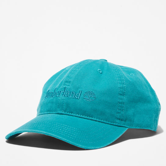 Cooper Hill Cotton Canvas Baseball Cap for Men in Teal | Timberland