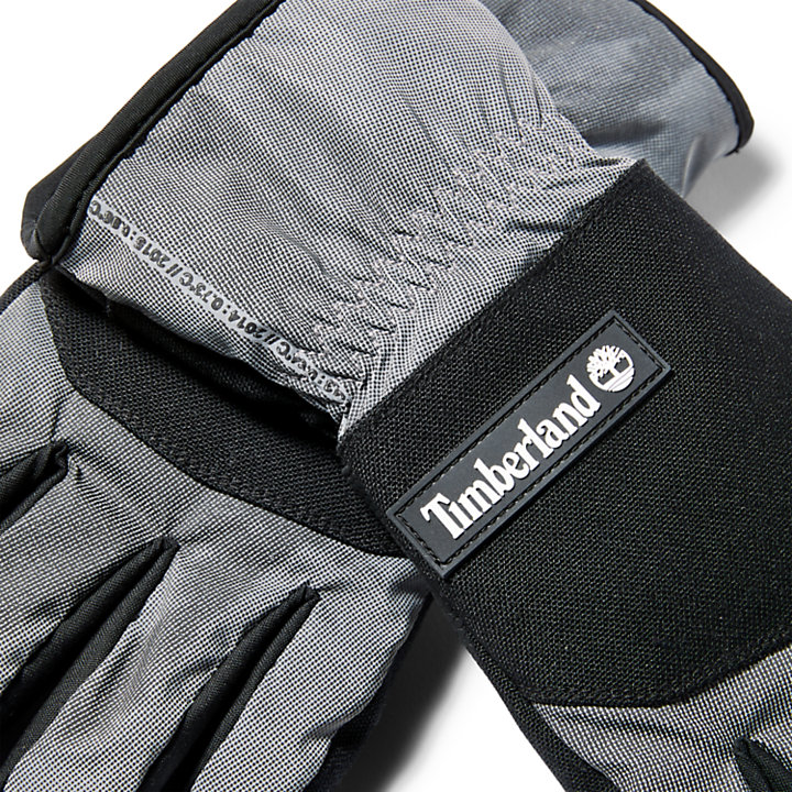 Sport Leisure Reflective Gloves for Men in Black-