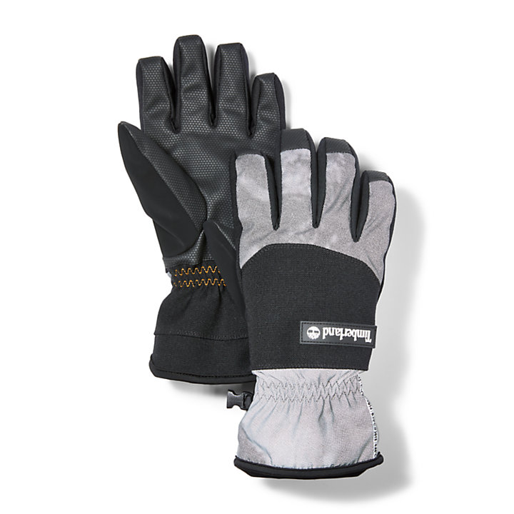 Sport Leisure Reflective Gloves for Men in Black-