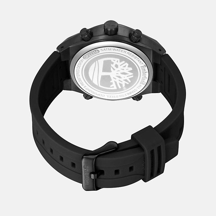 Uniseks Bucksport-horloge in zwart-