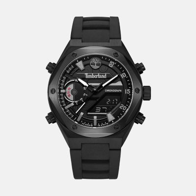 Timberland Uniseks Bucksport-horloge In Zwart Zwart Unisex