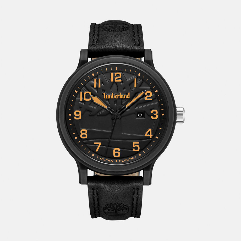 Timberland All Gender Driscoll Watch In Black Black Unisex, Size ONE