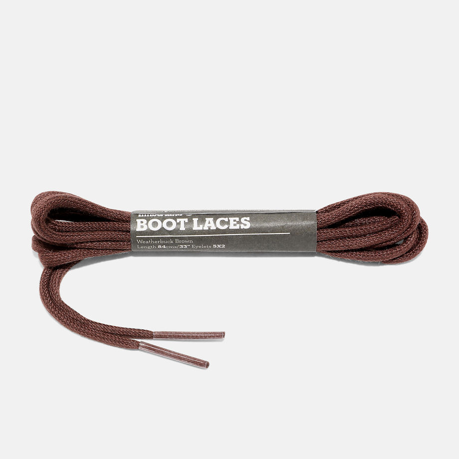 Timberland 33 Weatherbuck Replacement Laces In Brown Brown Unisex