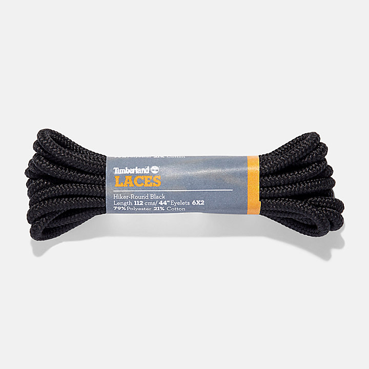 Lacets de replacement ronds pour hikers 112 cm (44 pouces) en noir