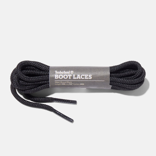 Cordones redondos de repuesto para botas de montaña de 137 cm / 54 in en negro | Timberland