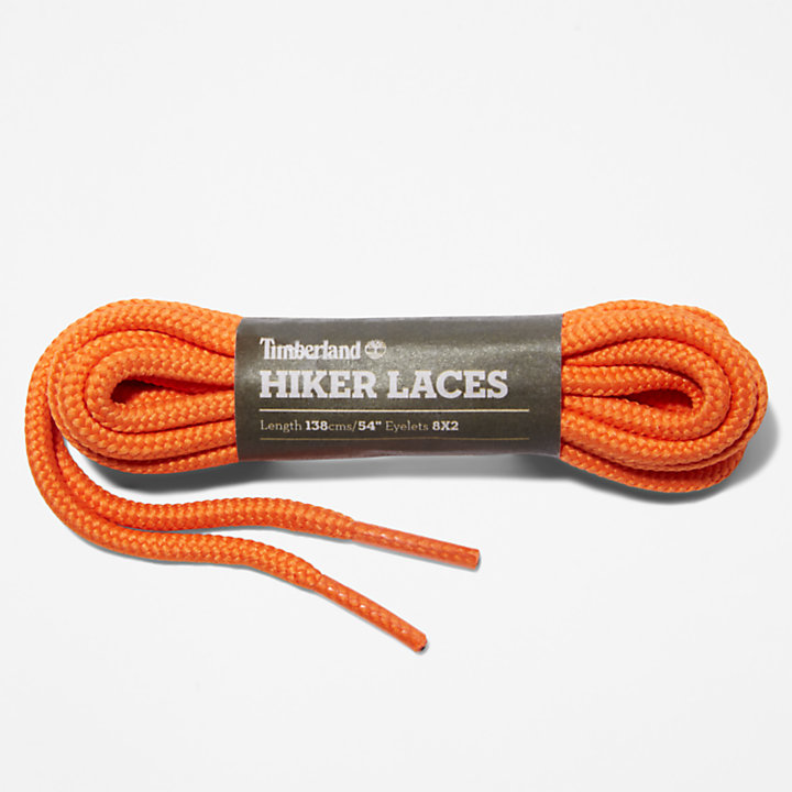 Lacets de rechange ronds pour hikers 137 cm (54 pouces) en orange-