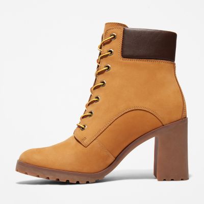allington 6 inch boot for women in yellow