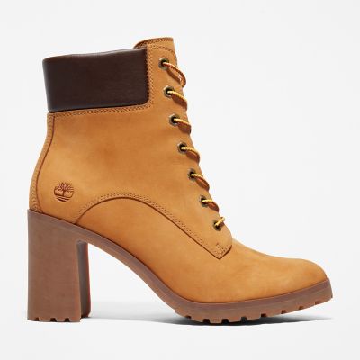 Allington 6 Inch Lace-Up Boot for Women in Yellow